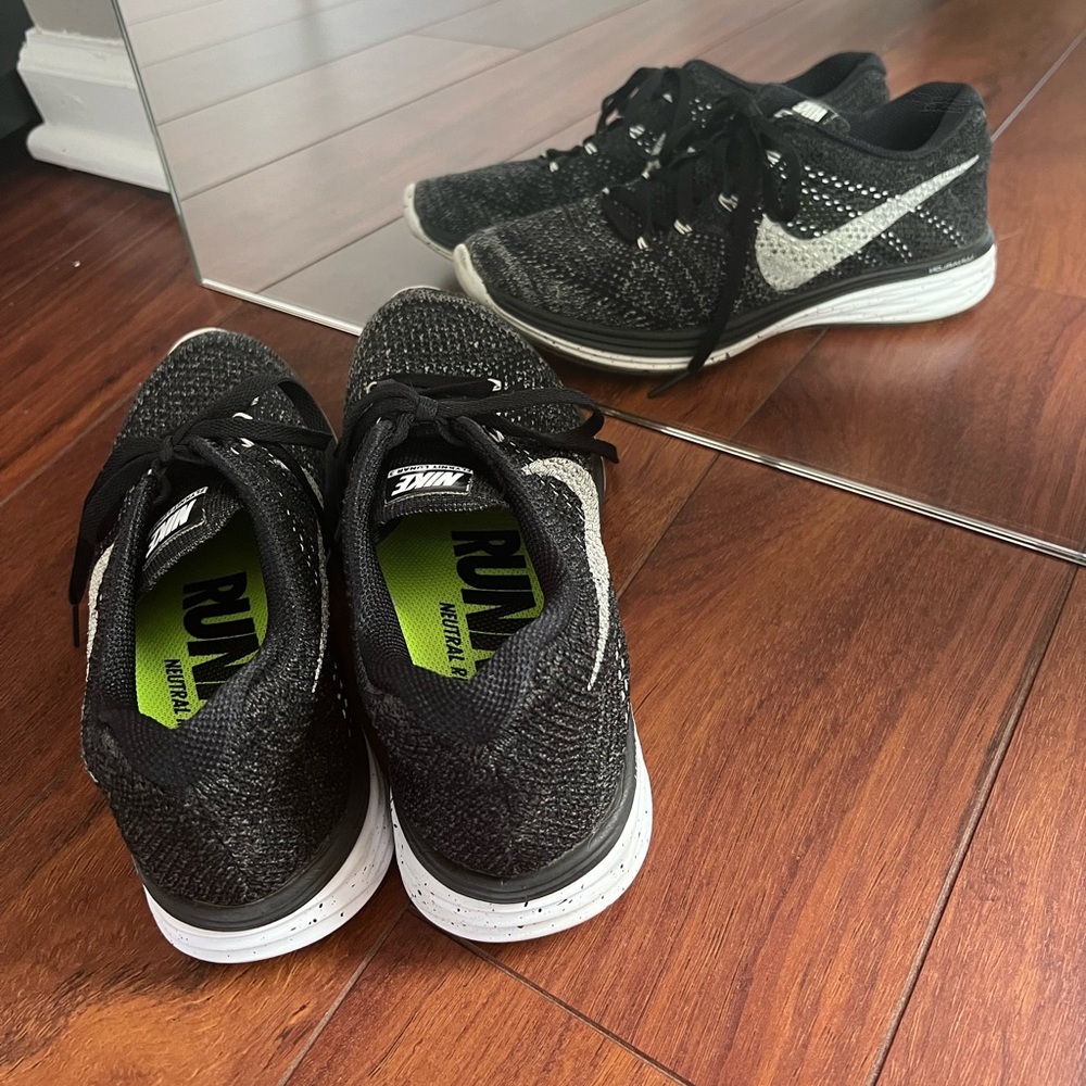 Nike Flyknit Lunar 3 Athletic Running Training Sneakers Womens 8 tennis shoe EUC - Picture 5 of 16